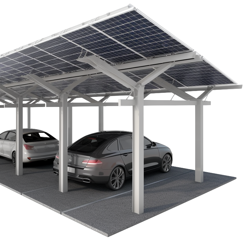 Pensilina fotovoltaica per auto